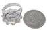 Multicolor Southwest Sterling Silver Ring Size 7-3/4 EX43859